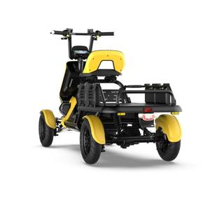 Vancoor 48V 500W Batería de litio Neumático de 13 pulgadas Scooter de movilidad hidráulica Ancianos Scooter eléctrico de 4 ruedas - Product Image 4