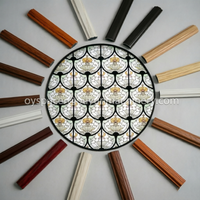 Fenêtre et porte en aluminium à double vitrage avec barres géorgiennes décoratives