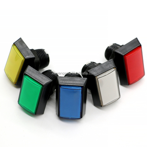 33*50 mét hình chữ nhật bevel Edge LED Push Buttons cho Arcade trò chơi máy momentary đồng xu nhựa Pusher cho pcba Hội Đồng Quản trị trò chơi - Product Image 2