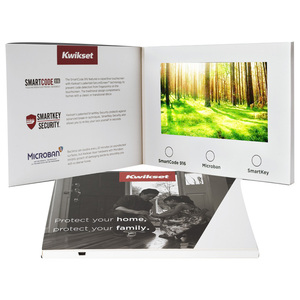 Tarjeta de felicitación Lcd de alta calidad personalizada, pantalla de invitación, folleto de vídeo, caja de regalo de vídeo Lcd Hd al por mayor - Product Image 1