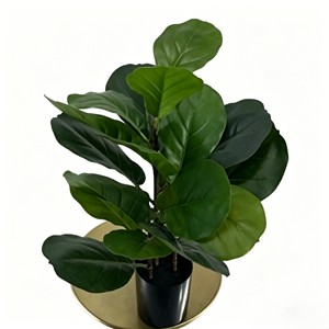Wholesale Fiddle-leaf fig <b>Tree</b> – Large Potted Faux Green Plant for Home Office Décor - Product Image 1