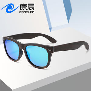 แว่นกันแดดไม้ Conchen เลนส์โพลาไรซ์ TAC ป้องกันรังสียูวี 400 สำหรับทุกเพศ เหมาะสำหรับตกปลา ท่องเที่ยว ขับรถ แฟชั่น - Product Image 1