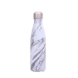 500ml weiße Schnee Design Wasser flasche Ultraleichte Titan Wassersport flasche Camping Drink ware Fahrrad flasche