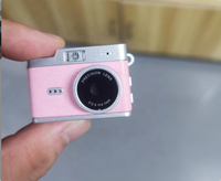 X5 Mini Retro 1080p HD Cámara portátil para niños con filtro y sensor CMOS-Perfecto para deportes al aire libre, diseño de llavero de plástico
