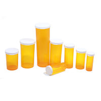 Les fabricants fournissent des flacons de pressage du pouce, capsules scellées de sécurité pour enfants en plastique PP de qualité alimentaire pour petits flacons de médicaments
