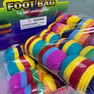 Nuevo Juego de 24 Sacos de Arena Tejidos a Mano, de Hilo de Lana Suave, Sacos de Arena de Fútbol, Sacos para Patinar, Sacos para Hacer Trabajar el Pie, Pelotas para Hacer Malabares - Product Image 1