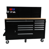 Carrito de Herramientas Rodante Modular de Alta Calidad OEM para Taller o Garaje, Gabinete de Herramientas con Ruedas, Acero Laminado en Frío, Capacidad de Carga de 300 kg
