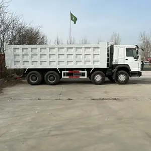 Goede Staat Tweedehands Gebruikt Sinotruck Howo 6X4 8X4 4X2 371 375 400 Pk Dump Tipper Truck Goedkope Prijs Zware Vrachtwagen