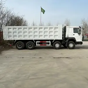 Buone condizioni di seconda mano usato Sinotruck HOWO 6x4 8x4 4x2 371 375 400 hp autocarro ribaltabile a buon mercato prezzo autocarro pesante