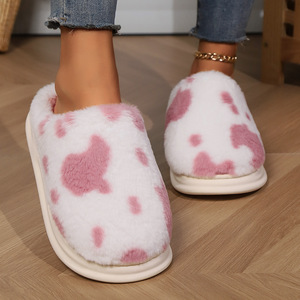 <b>Slippers</b> Spot Plush Cotton <b>Slippers</b> Winter Home Couple Platform Warm <b>Slippers</b> - Product Image 3