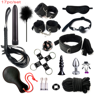 Juguete Sexual de Bondage, Restricción BDSM, Esposas para Manos y Pies, Dados Sexuales, Mordaza, Látigo de Cuero, Bondage Femenino, Tienda Online de Juguetes Sexuales - Product Image 4