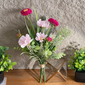 Bouquet de fleurs artificielles Meidi Daisy en tissu tissé plastique, décoration d'intérieur, accessoires de mariage CF01295A - Product Image 1