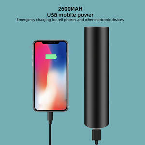 Тактический фонарь с 5 режимами, USB-зарядкой, из алюминиевого сплава, водонепроницаемый IP44, дальность луча 700-800 м, для ночной езды на велосипеде и кемпинга - Product Image 6