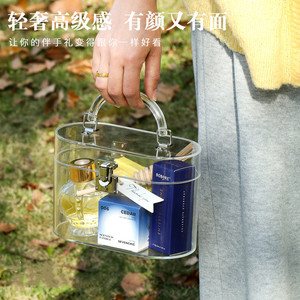 Rõ ràng Acrylic ủng hộ đám cưới hộp với trang trí lưu trữ có nắp đậy phù dâu món quà hiển thị giá cho khách đám cưới - Product Image 5