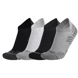 Calcetines Deportivos Unisex Personalizados, 100% Algodón, Acolchados, Tobilleros, para Correr en Verano, con Patrón de Letras Tejidas - Product Image 1