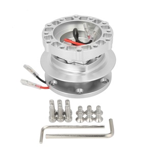 KYOSTAR Hub kemudi mobil Universal, Stir mobil balap & Olahraga, Hub kontrol pelepasan cepat, kunci bentuk D, Multi warna, untuk mobil balap - Product Image 1