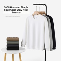 Sweat-shirt unisexe en molleton à col rond, 11 couleurs, vierge, personnalisable avec logo, épais, décontracté, pour l'hiver, vente en gros