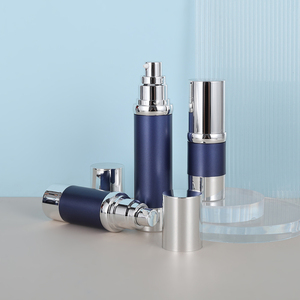 Sang Trọng Quá Trình Mạ Điện Nhựa Không Có Không Khí Chai Bơm Lại 15Ml 30Ml 50Ml Lotion Bơm Chai Cho Mỹ Phẩm - Product Image 2