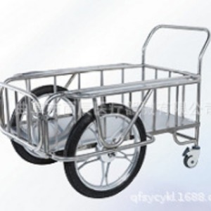 All Stainless Steel <b>Laundry</b> Cart 1050x820x890mm Durable Hospital <b>Trolley</b> For Medical Units - Product Image 2