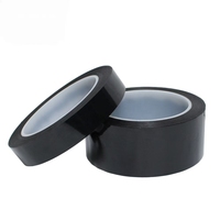 Ruban isolant électrique en mylar adhésif acrylique PET, noir, bloquant la lumière, pare-soleil, Mara polyester