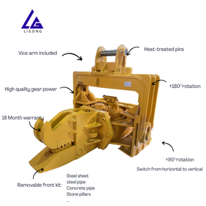 LIGONG бренд, шпунт для экскаватора, сваебойный шприц для экскаватора 13-45 тонн - Product Image 2
