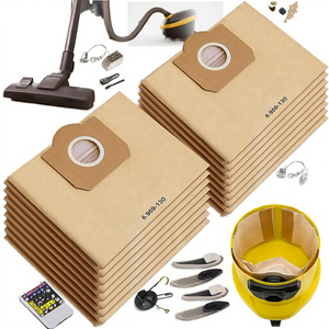 Sac de collecte de poussière en papier filtrant haute efficacité pour réduire la poussière et le pollen, pour <span class=keywords><strong>aspirateur</strong></span> Karchers 6.959-130.0 Wd3200 - Product Image 3