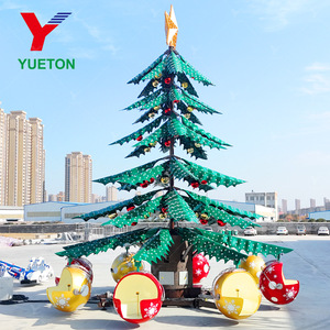 Аттракцион «Авиационная карусель» для парков развлечений, уличное оборудование, тематика «Рождество», с возможностью самостоятельного управления, цена - Product Image 2