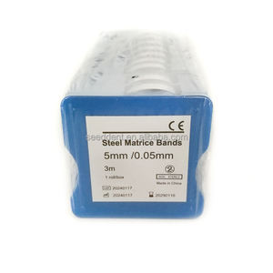 Fasce dentarie in acciaio inossidabile rotola in acciaio inox formatura foglio di restauro materiale Matrice strisce strisce rotolo - Product Image 2