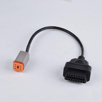Lanlin OBD OBDII OBD2 16-Pin auf 6-Pin Kabel Motorrad 6-Pin Adapterkabel 1 Jahr Garantie