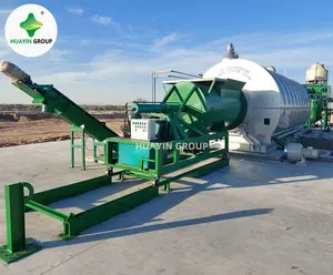 Rubber tire pyrolysis furnace tyre recycling and pyrolysis plant to diesel fuel oil