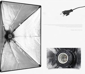 Đầu duy nhất 50x70cm softbox nhiếp ảnh Kit-2m ánh sáng đứng + 1.4m bùng nổ cánh tay cho video/hình ảnh chụp | thiết yếu Studio bánh - Product Image 2