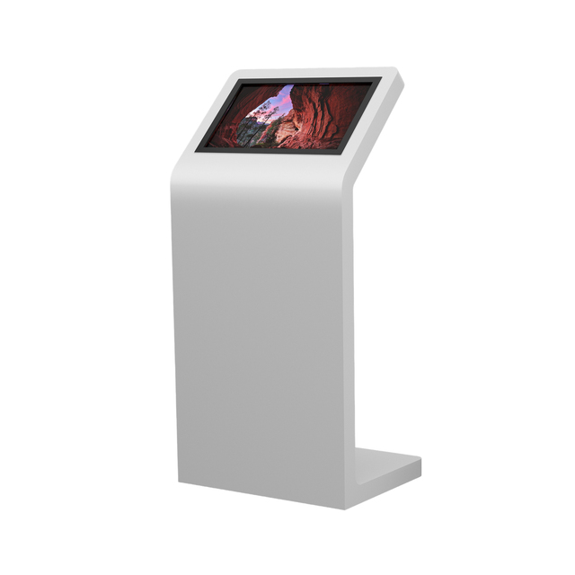 Custom Floor Standing Commercial All-In-One Computer Touch Equipment L Design Touch Screen Kiosk