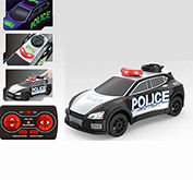DWI DOWELLIN 1:24 voiture <span class=keywords><strong>de</strong></span> police d'enregistrement télécommandée 2.4GHz, voiture <span class=keywords><strong>de</strong></span> dérive <span class=keywords><strong>de</strong></span> course 4WD avec lumières LED pour cadeau d'enfants - Product Image 2