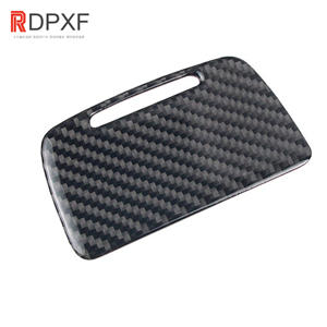 Convient pour BMW Série 5 F10 2011, autocollant de cendrier intérieur de voiture, autocollant décoratif en Fiber de carbone à colle goutte - Product Image 1