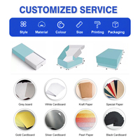 Boîte cadeau pliable en PVC transparent personnalisée, petite, recyclable, boîte de rangement et d'exposition en plastique transparent pliable