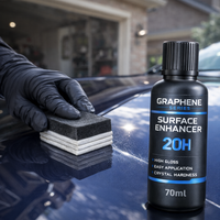 Revêtement céramique GRAPHENE SURFACE CRYSTONEX 20H Adam's Polishes L-25 70ML Protection 10 ans Épaisseur 60µm Dureté >12H Voitures