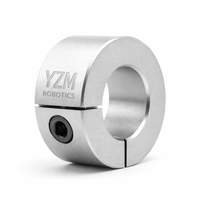 Collier de serrage simple fendu en aluminium usiné CNC pour arbre de transmission de puissance