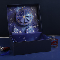 Boîtes d'emballage cadeau en papier 3D avec lumière Led créative de haute qualité avec sac en papier