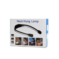 Lampe pliable à chargement USB, indice de protection IP20, pour la lecture, le travail, l'extérieur, la course nocturne, lampe portable LED à suspendre au cou, lampe de lecture