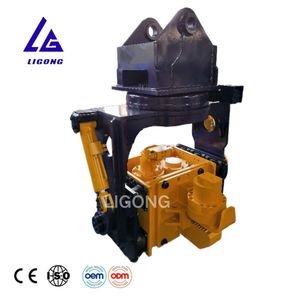NEW Design Hydraulic Sheet <strong>Pile</strong> <strong>Driver</strong> Vibro Hammer Tilting Forward 90 Degrees <strong>Pile</strong> <strong>Driver</strong> For SY215 <strong>PC200</strong> PC220 Excavator - Product Image 1