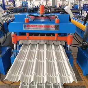 Maschine zur Herstellung von Dachziegeln aus glasierten Ziegeln Maschine zur Herstellung von Metall ziegeln mit 3D-Effekt