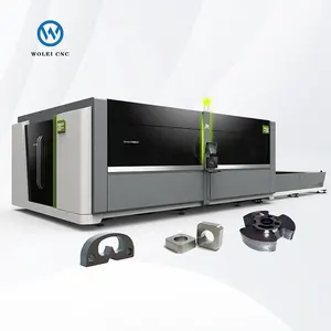 High power 1325 1530 cnc fiber laser cutting machine 1000w 1500w 2000w 2500w 5000w 6000w full cover