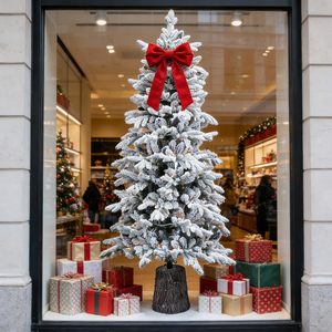 Árbol <span class=keywords><strong>de</strong></span> <span class=keywords><strong>Navidad</strong></span> Artificial Preiluminado <span class=keywords><strong>de</strong></span> PVC <span class=keywords><strong>Completo</strong></span> con Efecto <span class=keywords><strong>de</strong></span> Nieve <span class=keywords><strong>de</strong></span> 4 pies, 6 pies, 7 pies, 7.5 pies y 10 pies para Decoración - Product Image 5