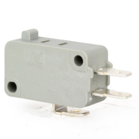Interruptor de botón táctil silencioso MX12-5 16A 250VAC de 3 pines, venta directa de fábrica, plástico, con circuito SPDT para PCB