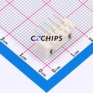 ZX-HA2.54-5PWZ-GW Wire-to-<b>Board</b> <b>Pin</b> Header Bent Lead Through Hole,P=2.5mm Connector 1x5P 2.5mm Right Angle Insert 5P - Product Image 2