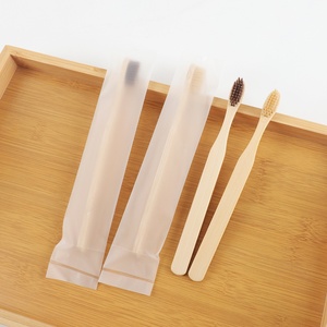 Hotel e homestay escova dentes bambu descartável e conjunto banheiro artigos higiene pente filme impermeável navalha - Product Image 2