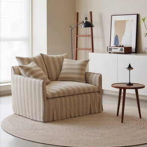 Longstar Modern Curved Single Sofa Hot Selling Wholesale Modern Armchair Luxury Hotel Style Lounge <strong>Chair</strong> <strong>for</strong> Living Room - Product Image 1