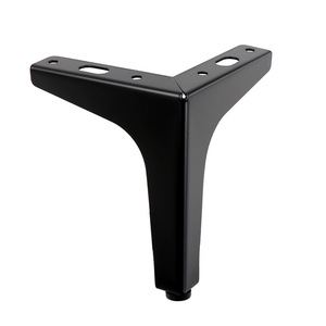 JINNATE Furniture Leg Iron Three Pronged Right Angled Table Support Heavy Duty Contemporary Design For Bedside Coffee Table - Product Image 5