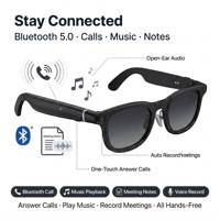 Lunettes Intelligentes X01 Ultra AI de Traduction Instantanée avec Caméra 8MP, Enregistrement Vidéo HD et Interprétation Simultanée pour Voyages d'Affaires