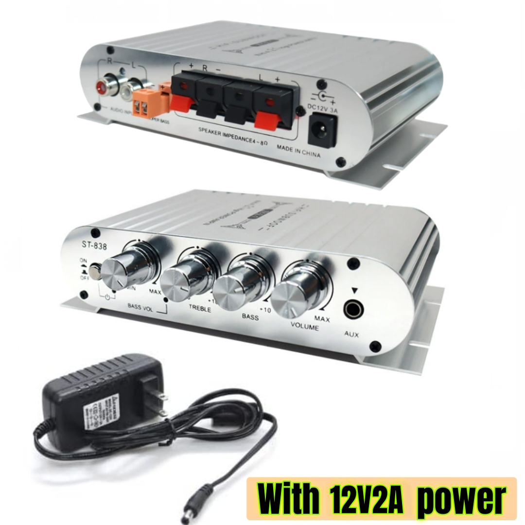 Plata con alimentación de 12V2A